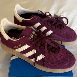 Adidas Handball Spezial in Rich Burgundy and White